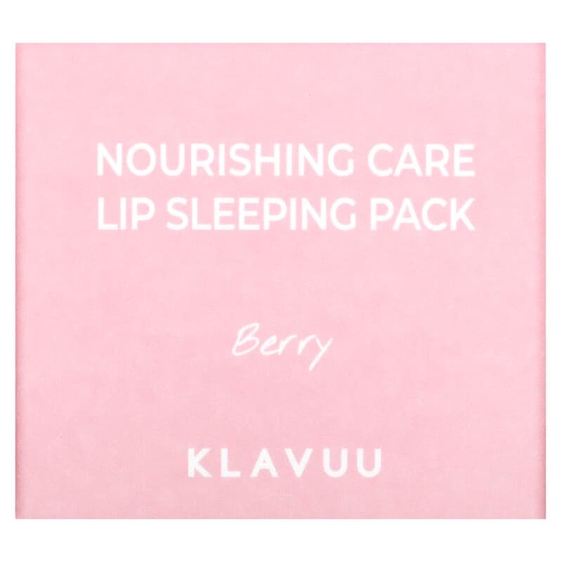 KLAVUU, Nourishing Care, Lip Sleeping Pack, Berry, 0.70 oz (20 g)