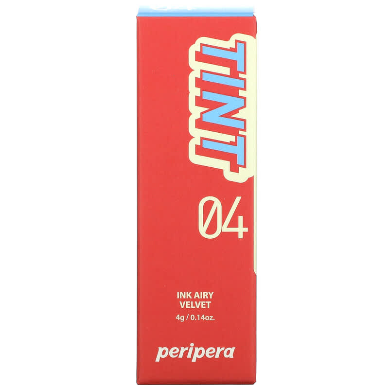 Peripera, Ink Airy Velvet Lip Tint, 04 Pretty Pink, 0.14 oz (4 g)