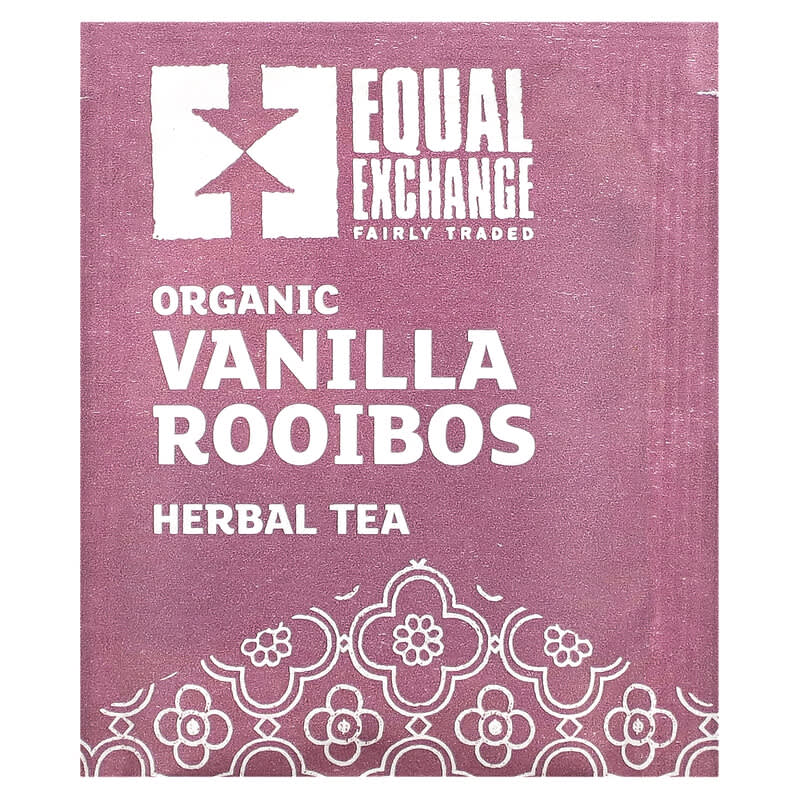 Equal Exchange, Organic Vanilla Rooibos, Herbal Tea, Caffeine-Free, 20 Tea Bags 1.41 oz (40 g)