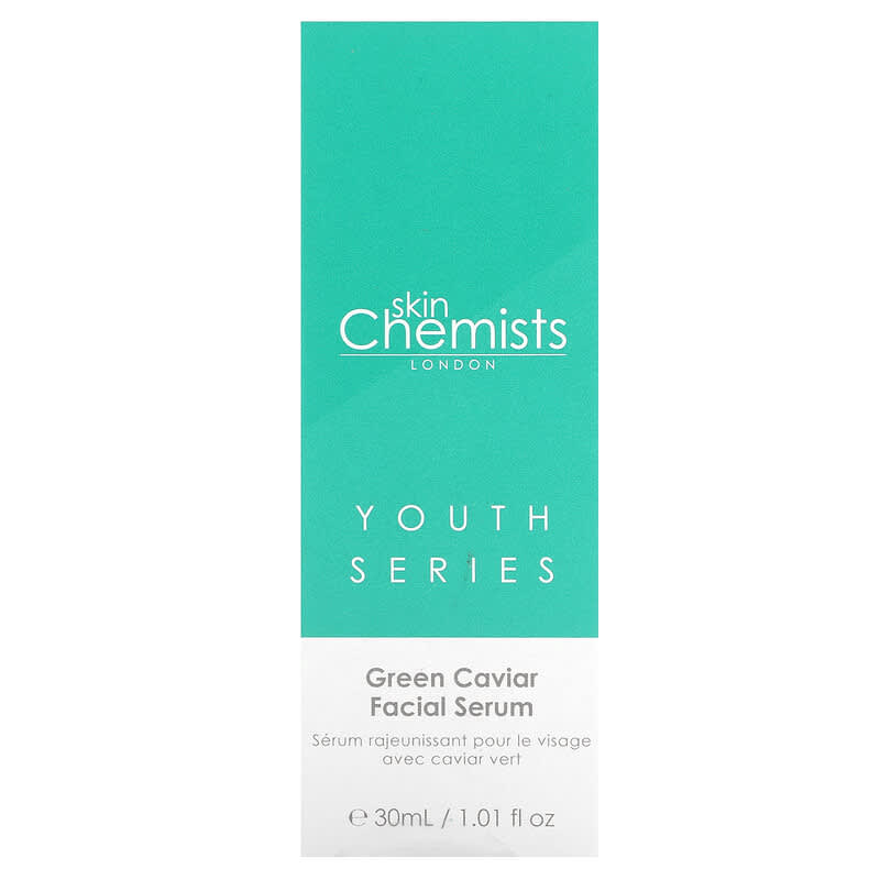 skinChemists, Youth Series, Green Caviar Facial Serum, 1.01 fl oz (30 ml)