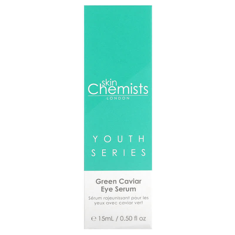 skinChemists, Youth Series, Green Caviar Eye Serum, 0.50 fl oz (15 ml)