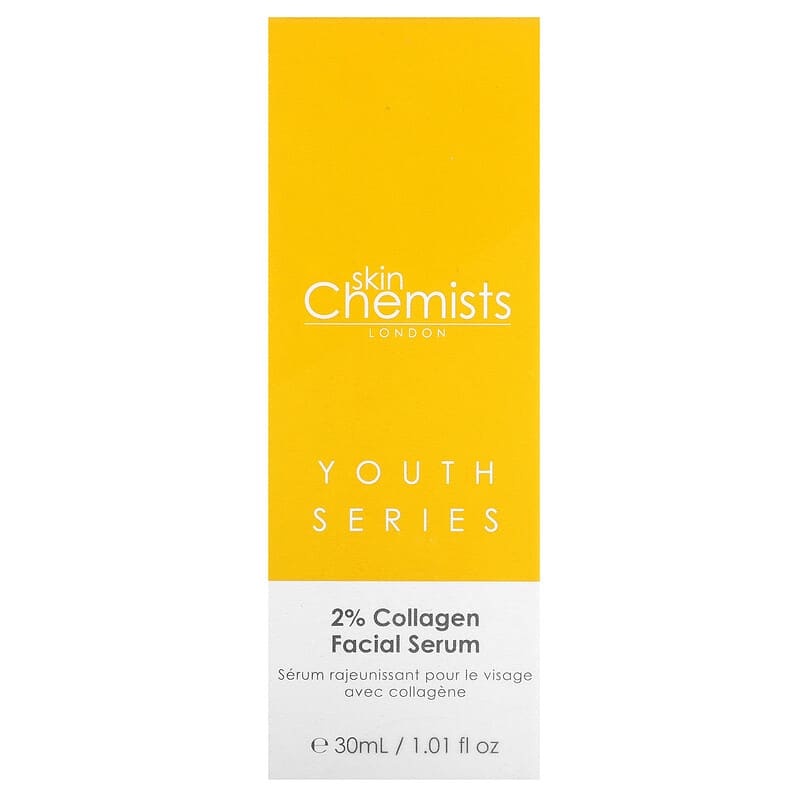 skinChemists, Youth Series, 2% Collagen Facial Serum, 1.01 fl oz (30 ml)