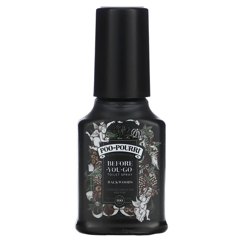 Poo-Pourri, Before You Go Toilet Spray, Backwoods, Cypress, Fresh Air and Pine, 2 fl oz (59 ml)