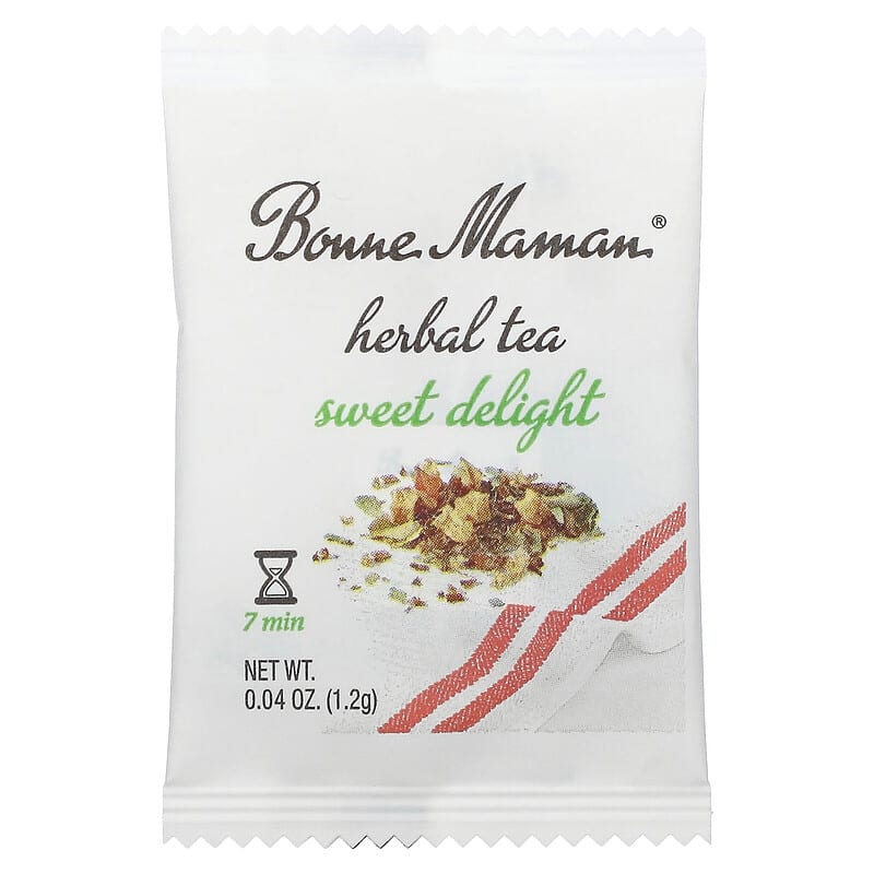 Bonne Maman, Herbal Tea, Sweet Delight, Caffeine Free, 16 Tea Bags, 0.68 oz (19 g)