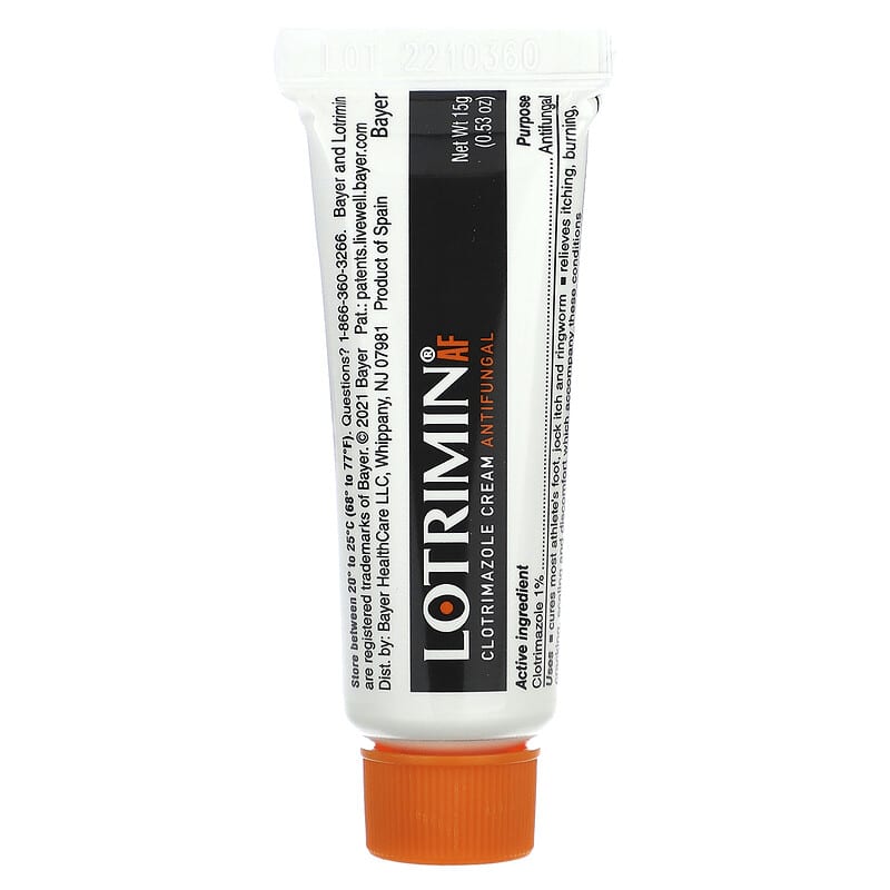 Lotrimin, Athlete's Foot Antifungal Cream, 0.53 oz (15 g)