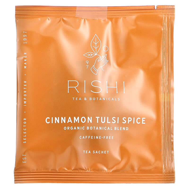 Rishi Tea, Cinnamon Tulsi Spice, Caffeine-Free, 15 Sachets 1.58 oz (45 g)