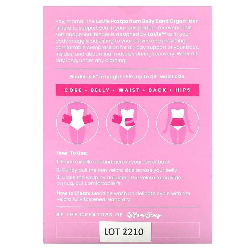 LaVie, Postpartum Belly Band Organ-Izer, 1 Count