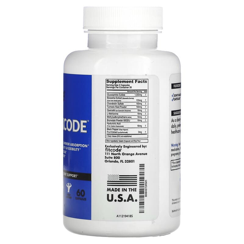 FITCODE, FlexCode, 60 Capsules