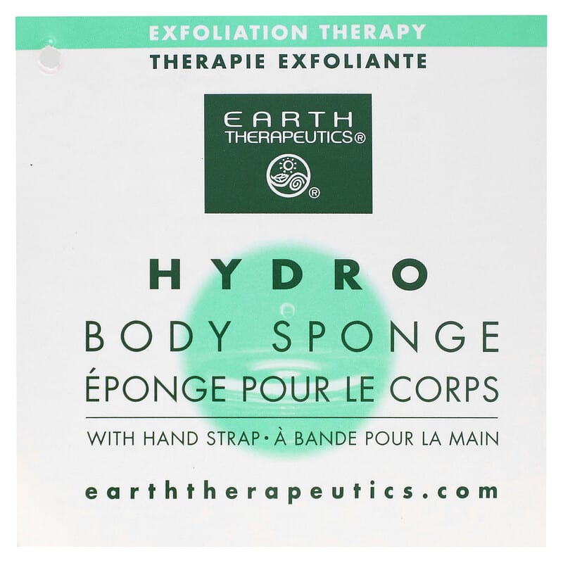 Earth Therapeutics, Hydro Body Sponge, Pink, 1 Sponge