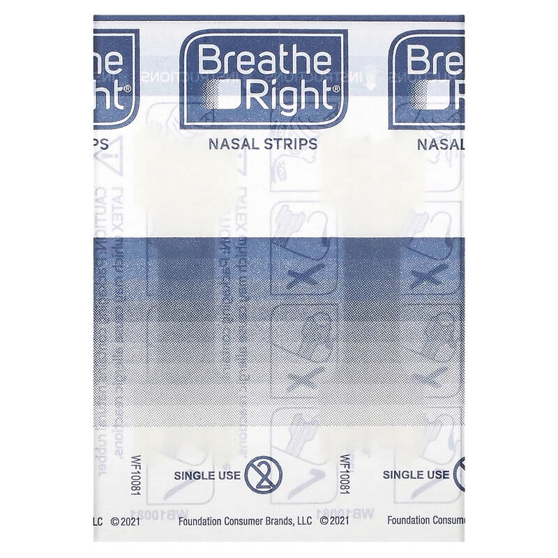 Breathe Right, Nasal Strips, SM/Med, Clear, 30 Count