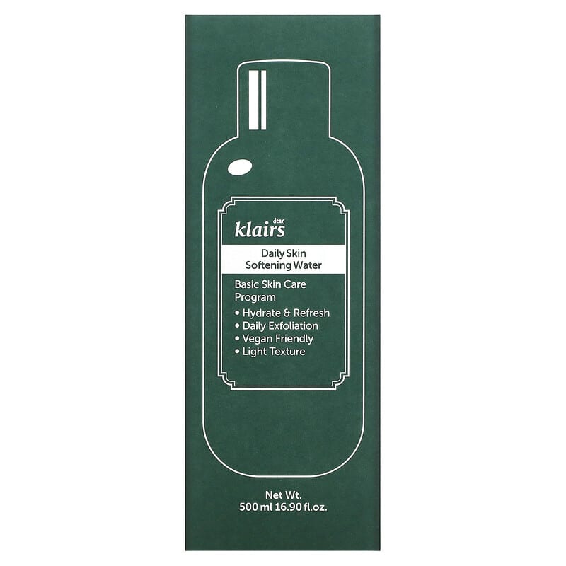 Dear, Klairs, Daily Skin Softening Water, 16.9 fl oz (500 ml)