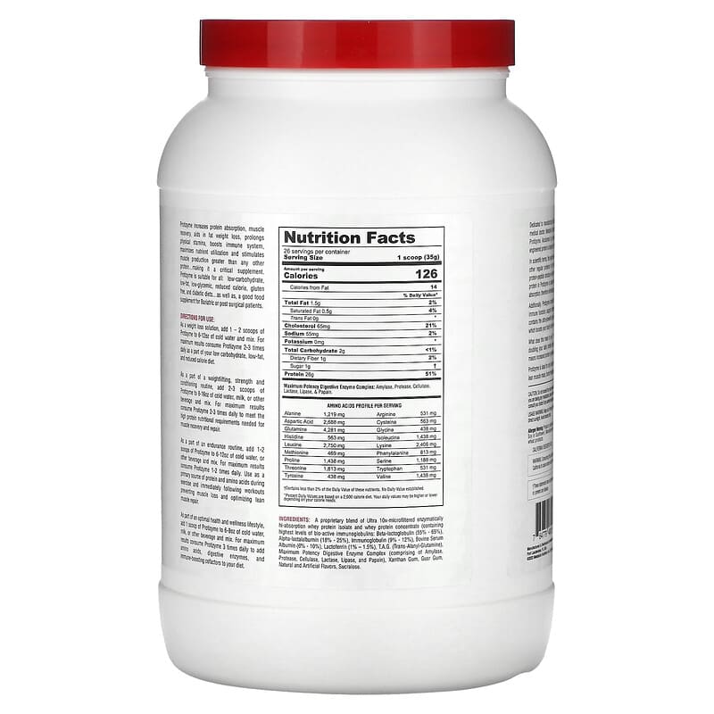 Metabolic Nutrition, Protizyme, Specialized Designed Protein, Banana Creme, 2 lb (910 g)